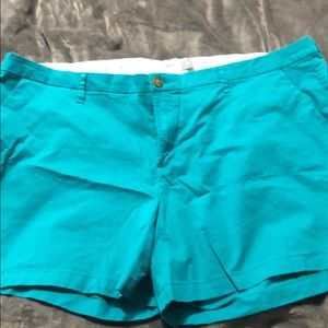 Turquoise shorts